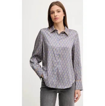 Dámská košile Košile Joop! dámská, fialová barva, regular, s klasickým límcem, 30047621 54A, vel. 38