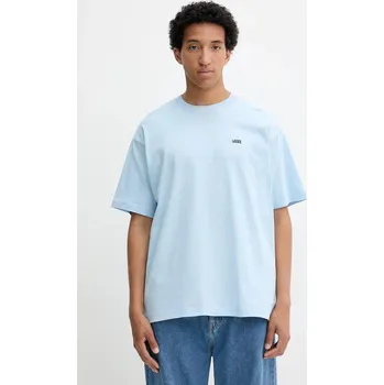 Pánské oblečení Bavlněné tričko Vans VN000P1PEML1 modrá 50X, vel. M