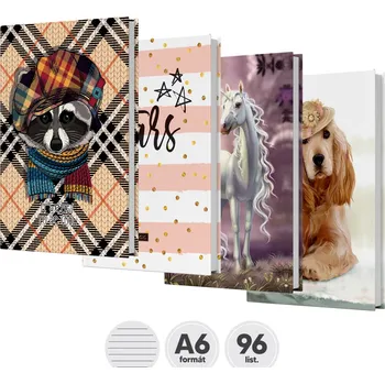 Kniha záznamová linkovaná A6 (96-listová), Children design
