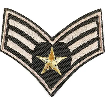 Nažehlovačka army zelená khaki 10 ks