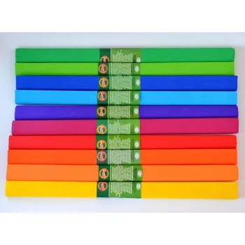 Krepový papír Krepový papír SOUPRAVA 10 barev