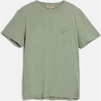 Pánské tričko TRIČKO WOOLRICH SLUB T-SHIRT CHINOIS GREEN