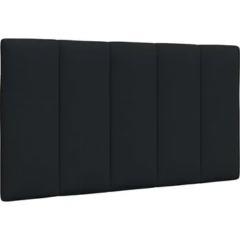 Polštář vidaXL Polštář na čelo postele Hanko 90 cm textil [4019145] Barva: Černá