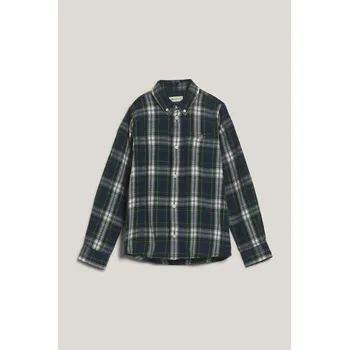 Dívčí košile KOŠILE GANT CHECKED FLANNEL BD SHIRT NAVY