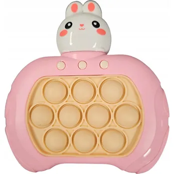 POP IT Quick push video games - pop it hra - králíček růžový