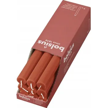 Svíčka Tradiční parafínová svíčka Zemitá oranžová Bolsius