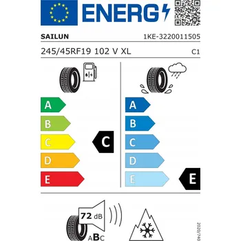 Zimní osobní pneu SAILUN Ice Blazer Arctic 245/45 R19 102V