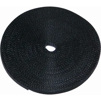 Stahovací páska Stahovací pásek (oboustranný suchý zip) na kabeláž, šířka 10mm, délka 20m