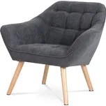 Vikio Křeslo potah tmavě šedá látka AKR127S