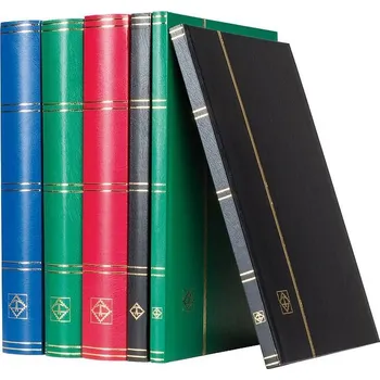 Poštovní známka Leuchtturm Zásobník na poštovní známky BASIC A4 Počet stran a barva: 64 - černá