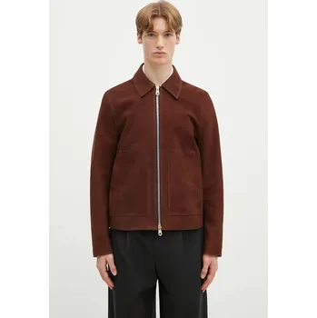 Semišová bunda Paul Smith pánská, hnědá barva, přechodná, M1R-383Z-P02611, XL, 88X