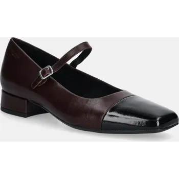 Dámské lodičky Kožené lodičky Vagabond Shoemakers DEBBI vínová barva, na podpatku, 5918-002-85 5918.002.85 83X, EUR 36