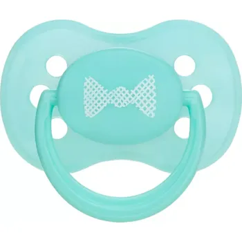 Canpol babies Dudlík 0-6m kaučukový třešinka PASTELS mintový