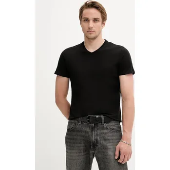 Pánské tričko Bavlněné tričko Diesel MICHAEL-D-BOX-3PACK 3-pack pánské, černá barva, A17829.0LIAD 99X, vel. M