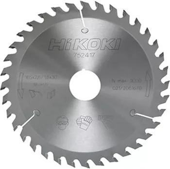 Pilový kotouč HiKOKI 752417 Pilový kotouč na dřevo 165x20/30x1,6mm, 36Z free_store_pickup