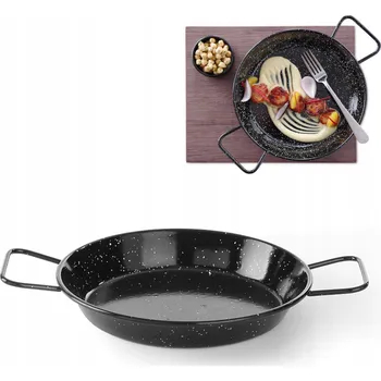 Pánev Smaltovaná pánev na paellu průměr 12 cm - Hendi 622711