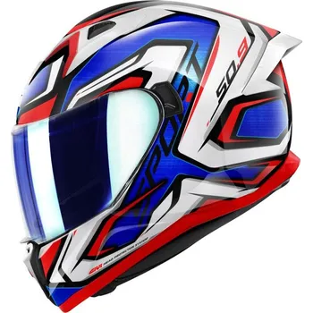 Helma na motorku Přilba Givi 50.9F Atomic bílo-modro-červená (Atlr)