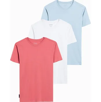 Pánské tričko Ombre BASIC 3-pack cotton t-shirt set Ombre růžová 2853759