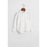 KOŠILE GANT COTTON LINEN BD LS SHIRT WHITE