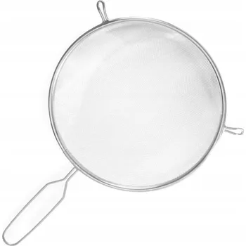 Cedník a síto PROFESIONÁLNÍ SÍTO SÍTKO GASTRONOMICKÉ HUSTÉ OCELOVÉ NA CEZENÍ 230MM HENDI