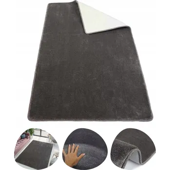 Koberec SILNÝ HUSTÝ KOBEREC DO OBÝVACÍHO POKOJE GRAFITOVÁ ELEGANCE 80X250 cm HARMONY LUX