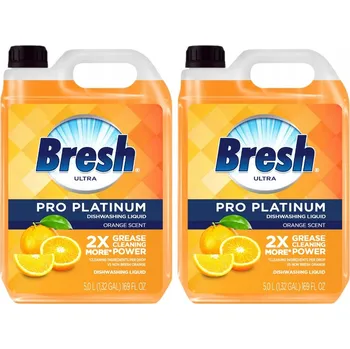 Mycí prostředek Prostředek na mytí nádobí Bresh s vůní pomeranče 10 l (2 x 5 l)