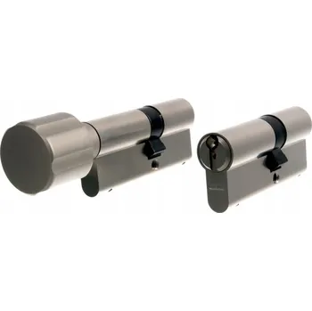 Vložka do dveří VLOŽKA DO DVEŘÍ CYLINDRICKÁ SADA 2 VLOŽEK G50/35+50/35 NIKL ATEST TŘ.C