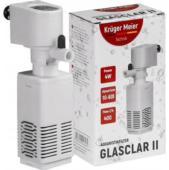 Akvarijní technika Vnitřní filtr Kruger Meier pod štěrk 400 l/h pro akvárium 10-60 l