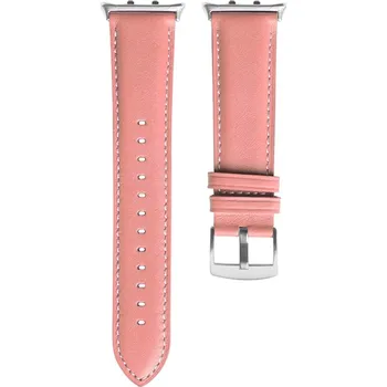 Ostatní příslušenství k chytrým hodinkám VSECHNONAMOBIL 113676 LEATHER Kožený řemínek pro Honor Watch 5 růžový