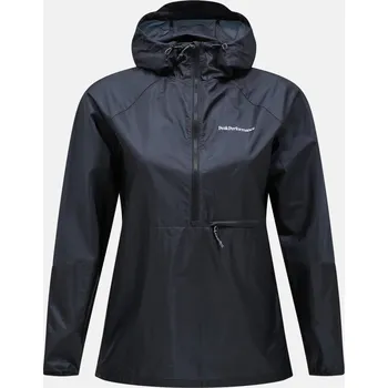 Dámská casual bunda BUNDA PEAK PERFORMANCE W LIGHTWEIGHT WIND ANORAK BLACK