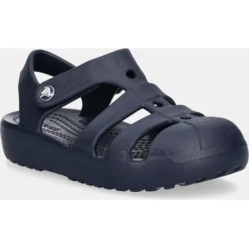 Chlapecké sandály Dětské sandály Crocs CLASSIC FISHERMAN KIDS 210626.CROCS.CLASSIC.FI námořnická modř 59X, EUR 24/25