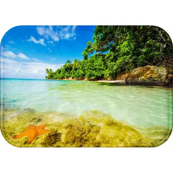 Koupelnová předložka KOUPELNOVÁ PŘEDLOŽKA MĚKKÁ OBDÉLNÍKOVÁ ROHOŽKA HIT PRÍRODA 40x60 RYCHLESCHNOUCÍ