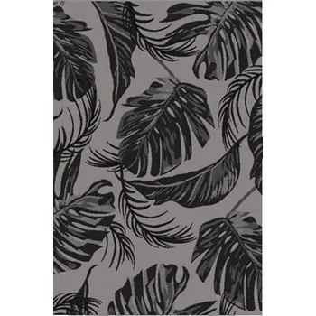 Koberec Bezvlasý koberec RADCO - domů i ven 13 - tmavě šedý Rozměr koberce: 80x150 cm