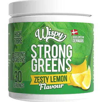 Fitness strava Wispy Strong Greens 300 g Příchuť: Zesty Lemon