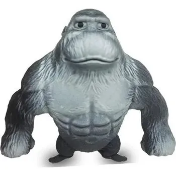 Figurka Gorila antistresová natahovací hračka 10 cm - šedivá