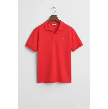 Dívčí košile POLOKOŠILE GANT SHIELD SS PIQUE BRIGHT RED