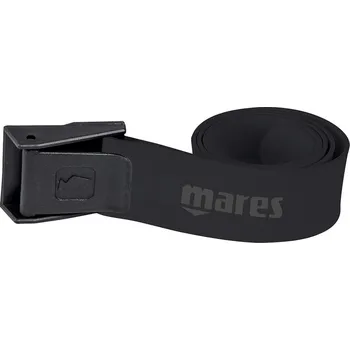 Gumový opasek Mares ELASTIC s plastovou přezkou černý