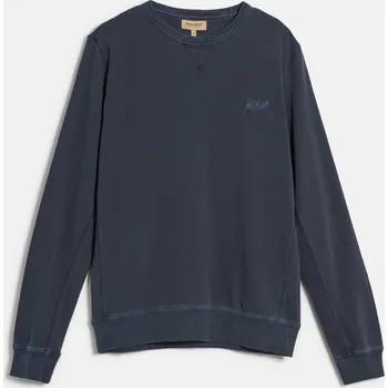 Pánský svetr SVETR WOOLRICH GARMENT DYED CREWNECK DREAM BLUE