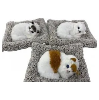 plyšák Kotek pluszowy na poduszce z dźwiękiem MIX