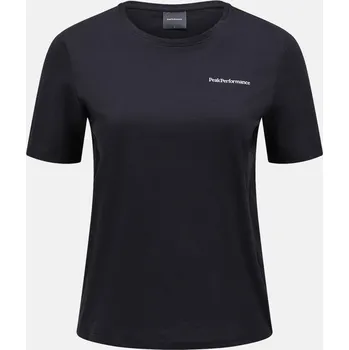 Dámské tričko TRIČKO PEAK PERFORMANCE W EXPLORE LOGO TEE BLACK