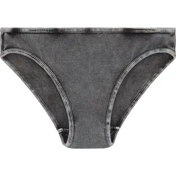 Kalhotky SPODNÍ PRÁDLO DIESEL UFPN-D-OVAL-HIGH-WAISTED-BRIEF FADED BLACK