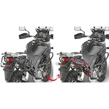 Zavazadlo na motocykl Plr3112 trubkový nosič Suzuki DL 650 V-Strom (17-24) Easy Fit pro boč. kufry - Demontovatelný