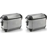 Ala36Apack2 pravý + levý kufr Givi Trekker Alaska celohliníkový stříbrný (boční), objem 2x36 ltr.