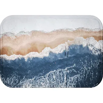 Rohožka KOUPELNOVÁ PŘEDLOŽKA MĚKKÁ PŘÍRODA HIT OBDÉLNÍKOVÁ ROHOŽKA 40x60 RYCHLESCHNOUCÍ