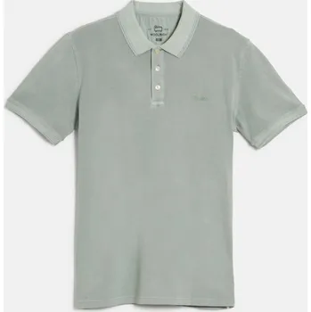 Pánská košile POLOKOŠILE WOOLRICH MACKINACK POLO CHINOIS GREEN