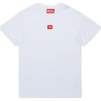 Chlapecké tričko Dětské bavlněné tričko Diesel TXDIEGO T-SHIRT bílá barva, s aplikací, J02501 00X, vel. 120