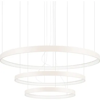 LED lustr RIO 3 béžový moderní nastavitelný do obýváku a jídelny 110 cm