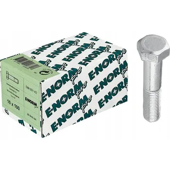 Šroub Šrouby se šestihrannou hlavou DIN 931 A2 M6x50mm 100 Ks