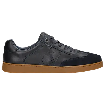 Pánské polobotky Pánské Tenisky Z Tmavě Modré Lícové Kůže A Nubuku Wojas 1025076 40