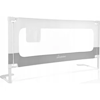 Dětská zábrana Zábrana na postel Primabobo bílá 160 cm se systémem sklápění